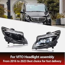 Mercedes - Vito W447 2014 - Ön Far Seti Led W447 Vito Facelıft 2024-