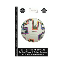 Özel Üretim Ft-300-100 Futbol Topu 4 Astar Sunum Açık Alan Antrenman Çok Renkli