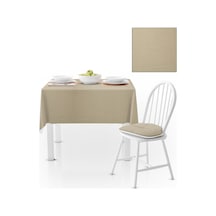 Kum Beji Kadife Dokulu Masa Örtüsü 180x220