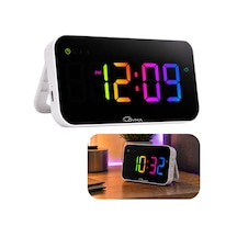 Loyka Neo Rgb Mini Renkli Dijital Led Duvar Ve Masa Saati