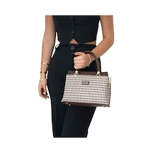 Omuz Çantası Kadın Silver Polo 826-45420 Sılver Polo Bayan Çantası M191 Kahve Sarı-mat Kahve Kahve Sarı-mat Kahve