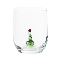 Pine Figürlü Cam Bardak 205 Ml Çok Renkli
