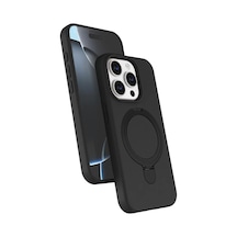 Newface Apple İphone 14 Pro Max Regal Magsafe Standlı Kapak - Siyah