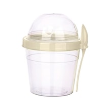 Hazneli Kaşıklı Yoğurt Ve Mama Saklama Kabı 500 Ml N1116742