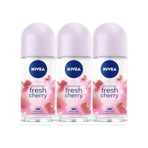 Nivea Fresh Cherry Kadın Roll-On Deodorant 50 ML x 3 Nivea Fresh Cherry Kadın Roll-On Deodorant 50 ML x 3