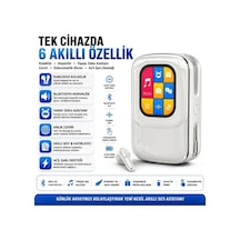 Talkie One Aı Large Model Akıllı Kulaklık Ve Dokunmatik Ekranlı Şarj Kutusu Çeviri, Hoparlör, Sesli Asistan, Bluetooth 6.0 Beyaz - 906427848
