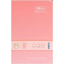 Gıpta Thebook Pastels İp Dikişli Sert Kapak 17x24 120 Yaprak Kareli Defter Pembe