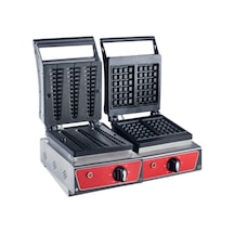 Karacasan Endüstriyel Elektrikli Kare + Çubuk Waffle Makinesi