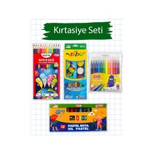 Temel 4 Adet Öğrenci Boyama Seti