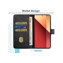 - Galaxy A17 İle Uyumlu 5g Kılıf 360 Tam Kaplar Deri Dokulu Kapaklı Cüzdan Standlı Kartvizitli Kopçalı 50 x 22