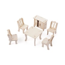 3d Ahşap Puzzle - Yemek   Odası