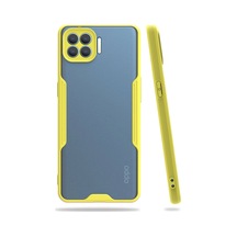 Newface - 888 - Oppo Reno 4 Lite Kılıf Platin Silikon - Novapazr - - Sarı