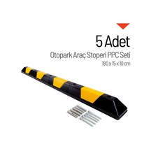 5'li Ppc Otopark Araç Stoperi Seti -682