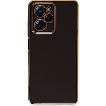 Gld-spt- Newface Xiaomi Poco X5 Pro 5g Kılıf Volet Silikon - Siyah