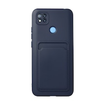 Xiaomi Redmi 9c Kılıf Kelvin Kartvizitli Silikon - Lacivert -