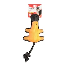 Camon İpli Ve Gıcırtılı Platipus Ördek Şeklinde Dayanıklı Naylon Köpek Oyuncağı 38 Cm