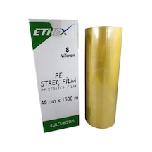 Polietilen Sarı Streç Film 45 Cm 8 Mikron 1500 Metre