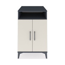 Kronos Komodin 3 Raflı 2 Kapaklı 60x59x96 Antrasit-aytaşı Antrasit