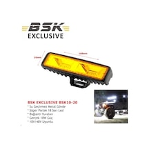 10V-48V Led Bar Off-Road 16 Ledli 18W (160*45*70) Sari