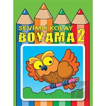 Sevimli Kolay Boyama 2 Parıltı Yayınları  -  Parıltı Yayınları