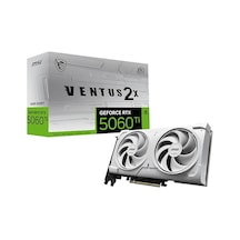 Msı 6g Ventus 2x Oc White Plus Geforce Rtx 5060 Ti 16 Gb Ekran Kartı