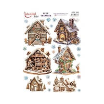 Yılbaşı Sulu Transfer 25x35cm Sty385