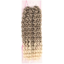 Nice Bulk Afro Su Dalgası / Küllü Kahve / Platin Ombreli - Huvj-739941 Karışık - Çok Renkli