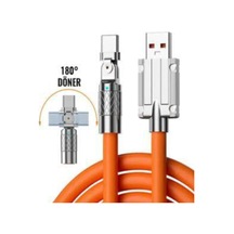 Silikon 3 İn 1 Şarj Kablosu Android Ve İos Uyumlu 1.2 Metre
