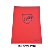 Çınar Pvc Kapaklı A4 Kareli Defter 60 Yaprak