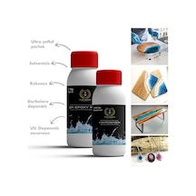 Şeffaf Döküm Tipi Kristal Clear Epoksi Reçine 1.5 Kg Set