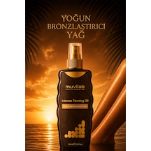 Yoğun Bronzlaştırıcı Yağ Güneşsiz Beyaz Ten Bronzlaştırıcı Sprey Vücut Yağı 150 Ml Büyük Boy Spf 0