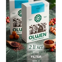 Olwen Coffee Öğütülmüş Ve Demlemeye Hazır Filtre Kahve - 250 Gr 2'li Set Base 2 Çikolata, Karamel, Yoğun