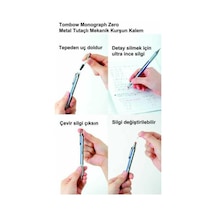 Tombow Mono Graph Zero Mekanik Kurşun Kalem 0.5 Mm Pembe Pembe
