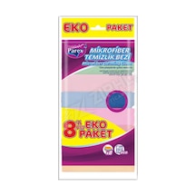 3 Adet Parex Microfiber Temizlik Bezi 8'li