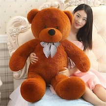 Kuki Oyuncak 120Cm Sevimli Koyu Kahverengi Peluş Ayı