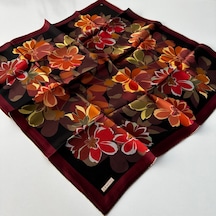 Armine Sura Saf İpek Eşarp 24-25 Sonbahar Kış Sezonu Pkt0201-29886 Çok Renkli