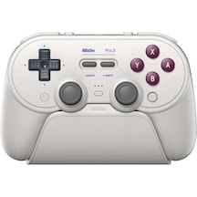 8bitdo Pro 3 Tmr Joystick Hall Effect Triggers Bluetooth Controller Nintendo Switch Kablosuz Oyun Kolu , Pc, Macos, Android, Steam & Raspberry Pi G Classic Edition