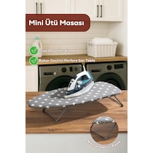Smart Mini Seyahat Portatif Katlanabilir Ayaklı Ütü Masası Gri Diğer