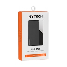 HYTECH HY-HDC26 USB 3.1 Type C, HDD Kutu,  Siyah 2,5"