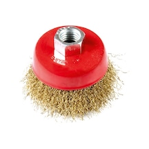 Paslanmaz Saçaklı Çanak Fırça 75mm-10080