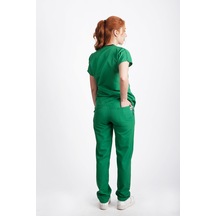 Unisex Medikal Üniforma Scrubs Pantolon, Yeşil Üniforma Tek Alt