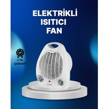 Mini Elektrikli Isıtıcı 2000w Güç Fanlı Isıtma 3 Isı Modu
