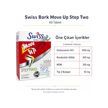Swiss Bork Move Up Step Two Glukozamin Ve Kolajen 60 Tablet