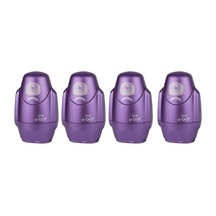 Ayrex Sılgılı Kalemtıras Metalık Mor 4lu Set