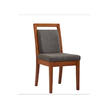 Bengimobilya Sandalye Zus110 Çerçeve Model Küt Ayak Ahşap Kayın Iskelet Ceviz