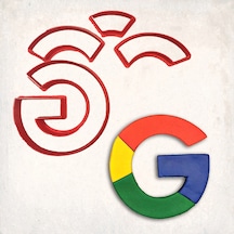 Google Logo Detay Kurabiye Kalıp Seti 4 Lü KIrmızı