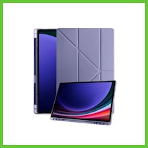 Bezos Galaxy Uyumlu X730 Tab S11 Kalemlikli Mars Tablet Kılıfı - Lavender Dmc