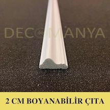 Decomanya Boyanabilir Çıta 2 Cm Poliüretan Çıta 40 Boy 96 Metre
