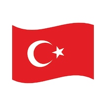 300x450 Cm Türk Bayrağı Alpaka Kumaş T09
