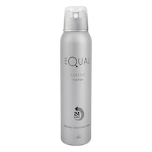 Hunca Equal Classic 24 Hours Erkek Sprey Deodorant 150 ML